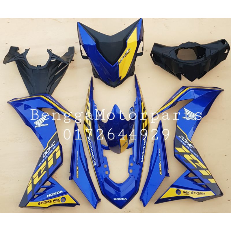 Rs150 Cover Set V1&V2 Custom Biru | Shopee Malaysia