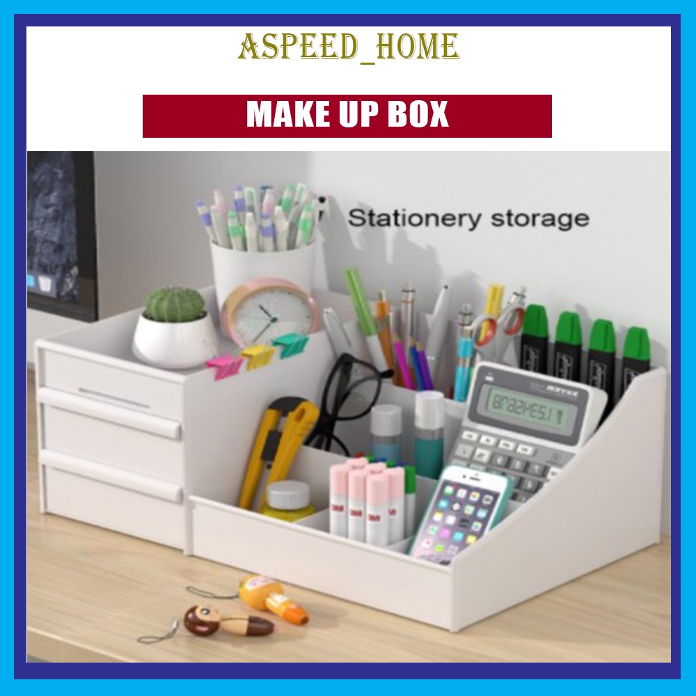 Aspeed-Organizer Box With Drawer For Skincare Stationery Jewelry Makeup ...