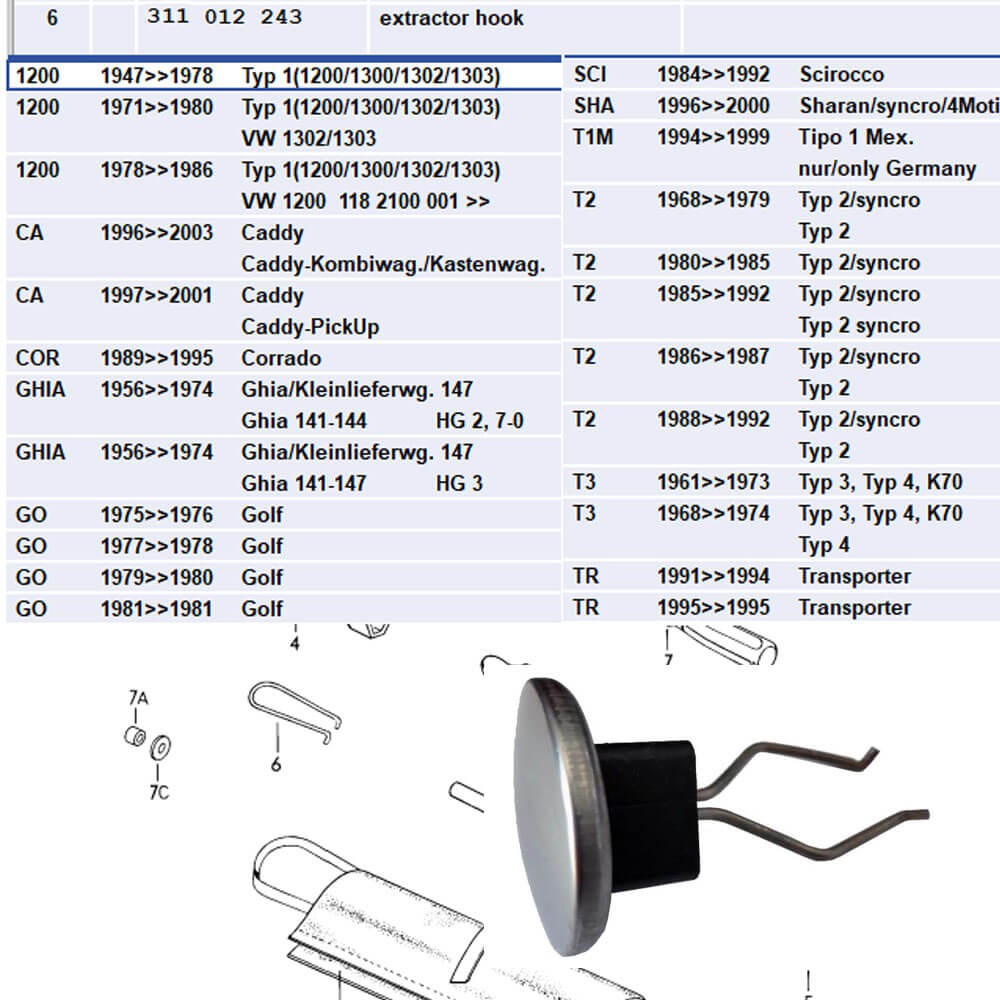VW Hubcap Puller Extractor Hook Shopee Malaysia