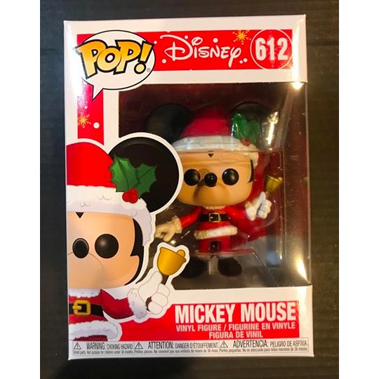 Funko Pop! 612 Disney Santa/Christmas Mickey Mouse Vinyl Figure