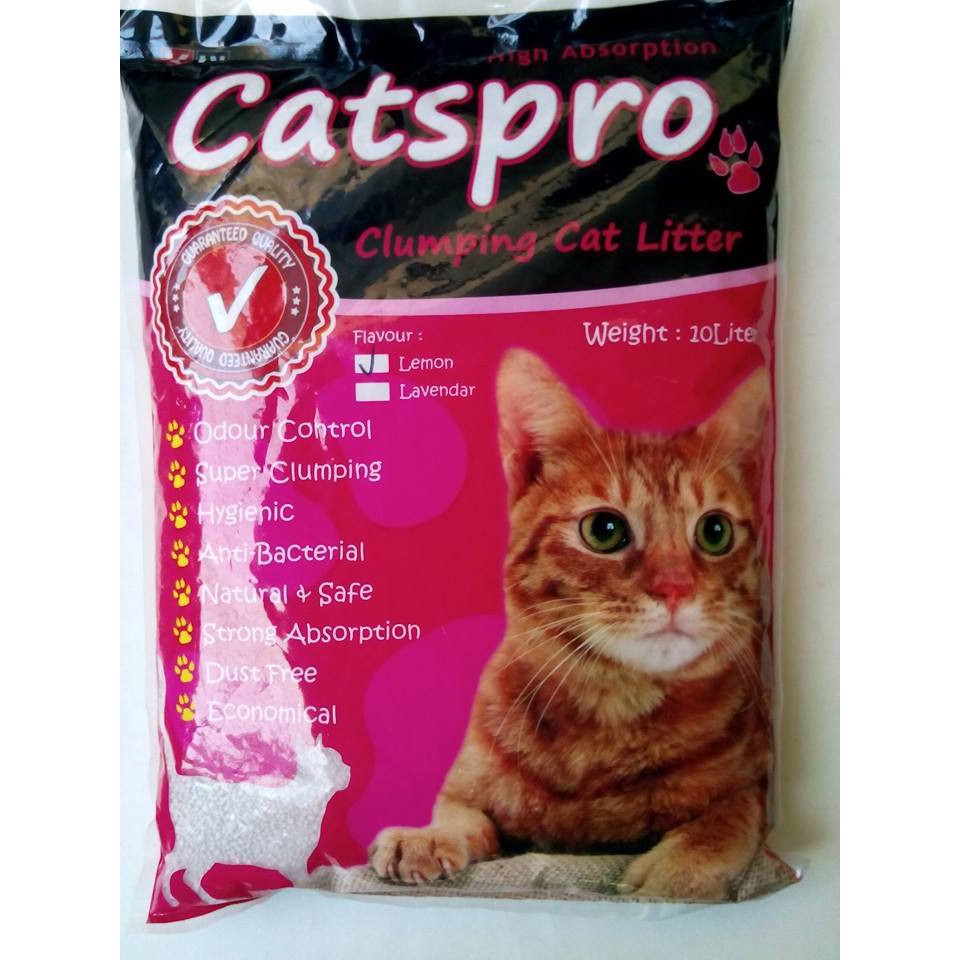(2xPacks) CatsPro Clumping Cat Litter Sand (10Litre) | Shopee Malaysia