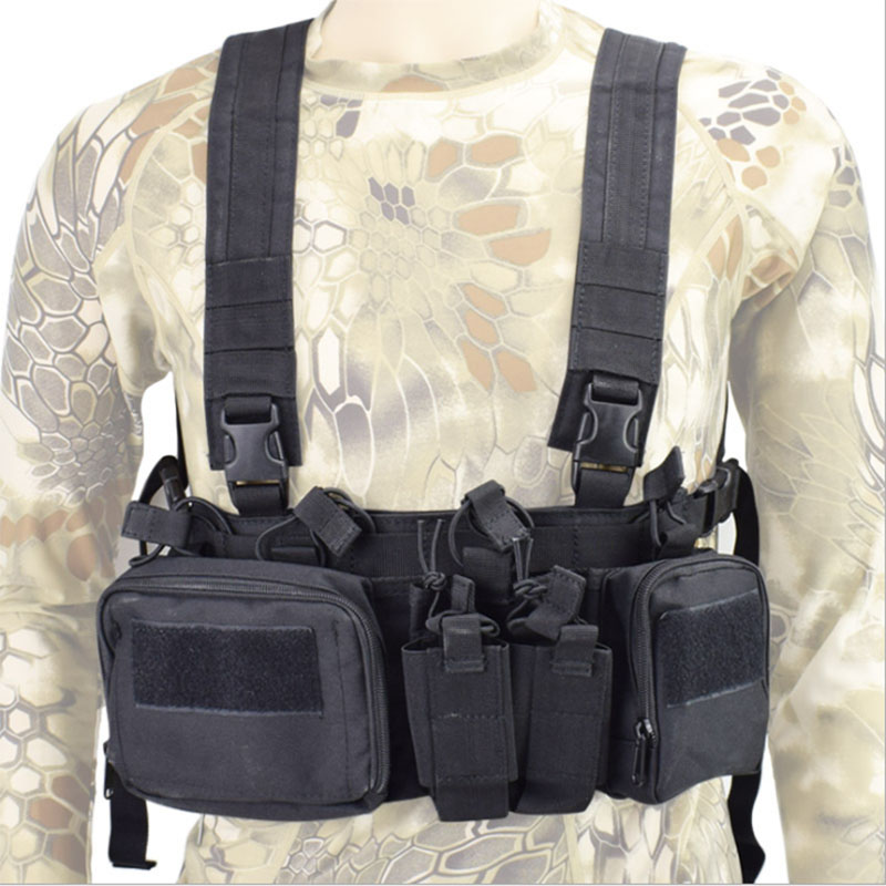 Men's Tactical Vest Molle Army Special Nylon D3 Military Combat ...