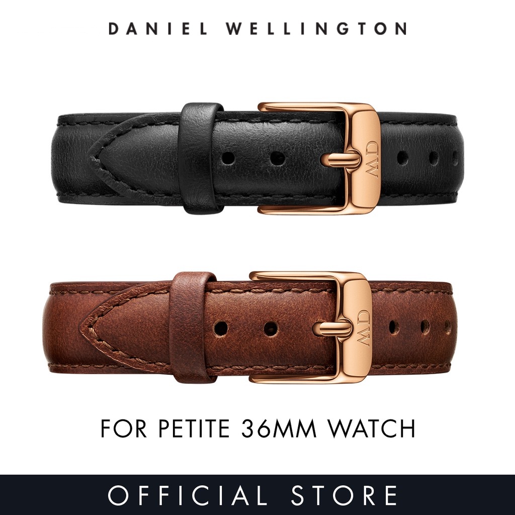 For Petite 36mm Daniel Wellington Strap 16mm Nato Leather watch band For women and men DW official Shopee Malaysia