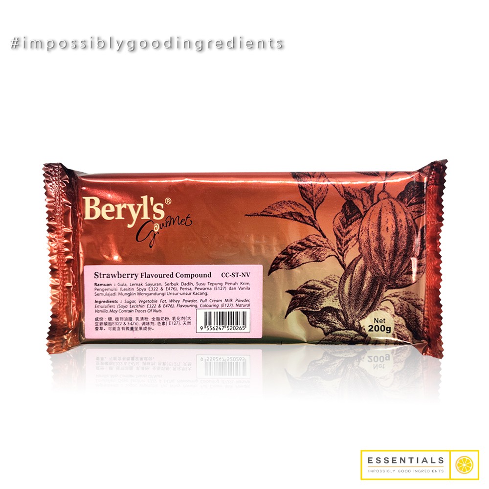 Beryl's Gourmet Strawberry Flavoured Compound (200g) | Shopee Malaysia