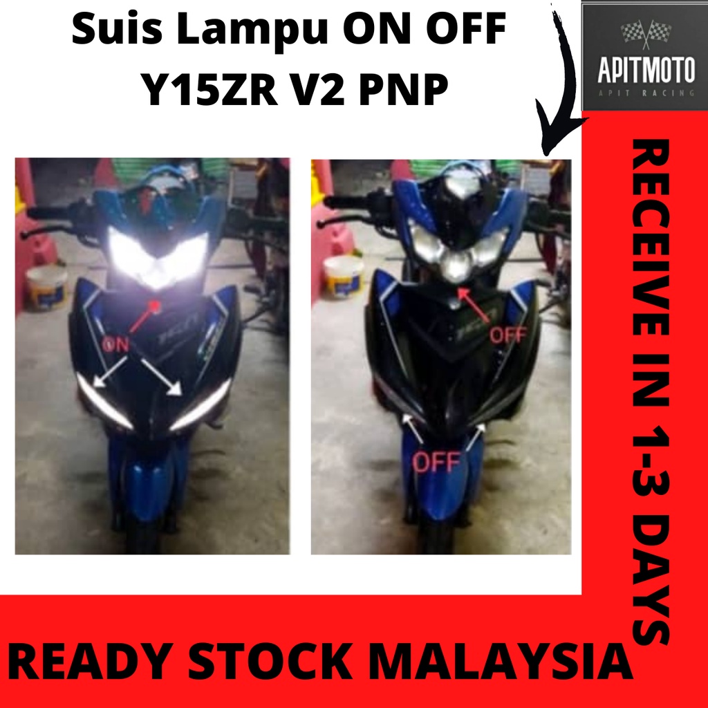 Y15ZR V2 PNP WIRING SOCKET ON OFF SWITCH WIRING SUIS LAMPU | Shopee ...