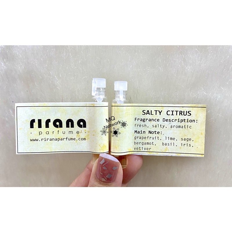 Sample/Vials Rirana Salty Citrus (1.2ml) | Shopee Malaysia
