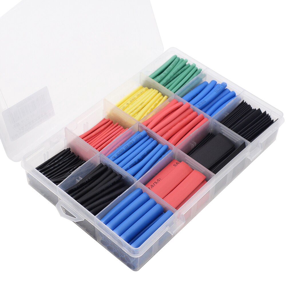 560Pcs/box Heat Shrink Tubing 2:1 Heat Shrinkable Tube Electrical Wire ...