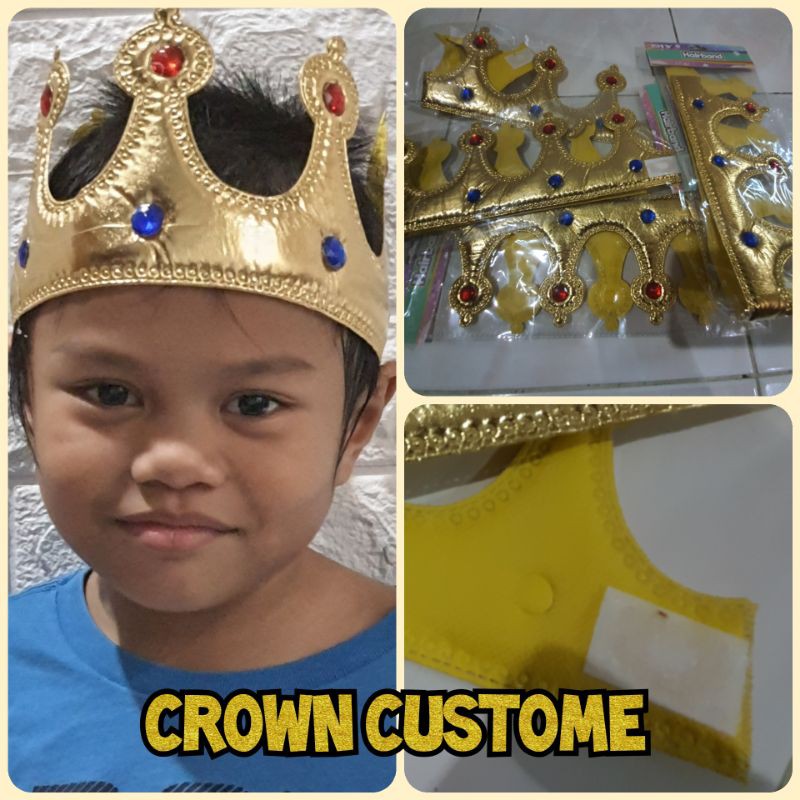 (Ready Stock) CROWN princess/ prince costume for boy/ girl | Shopee ...