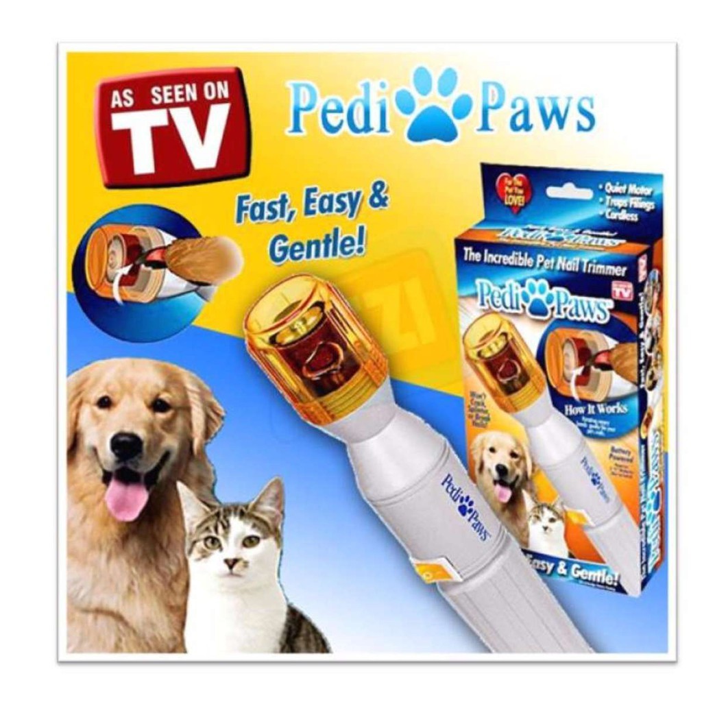 Pedi paws as shop seen on tv