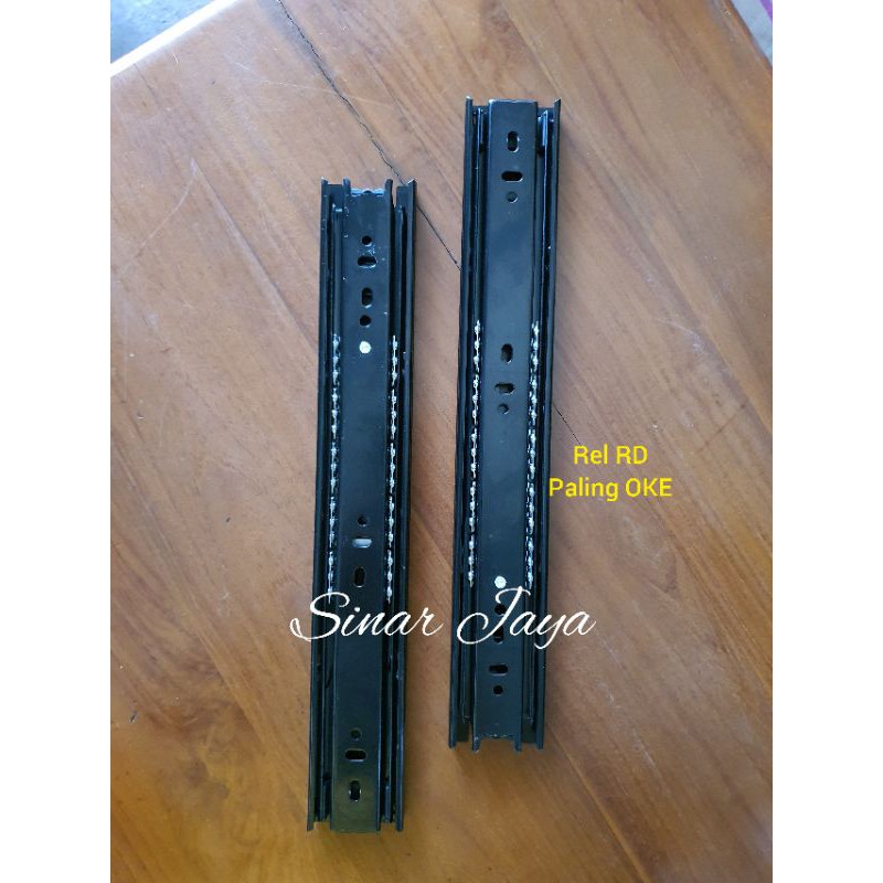 Drawer Rail - Full Extension Rail - Double Drawer Rail 35cm (45mm ...