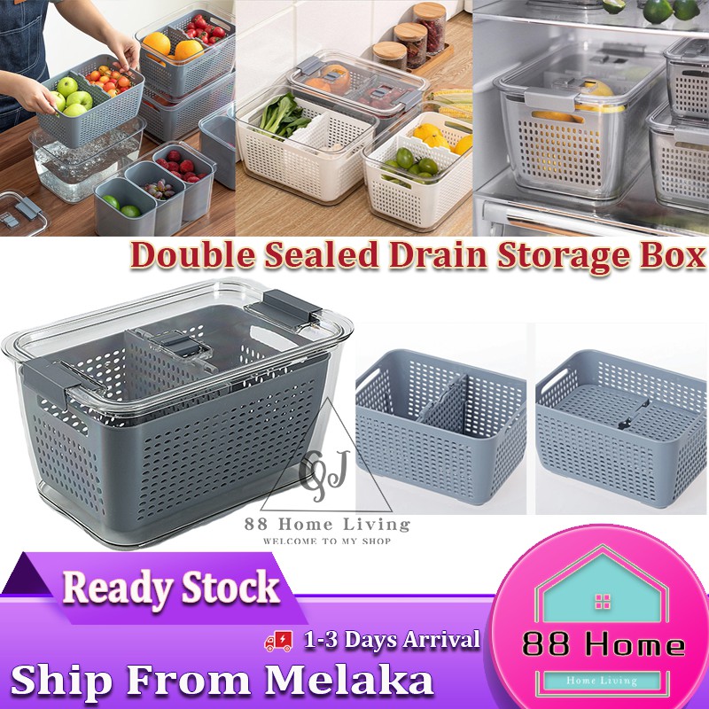 Food Grade Storage Boxes, Fresh-keeping Sealed Box, Kitchen Food