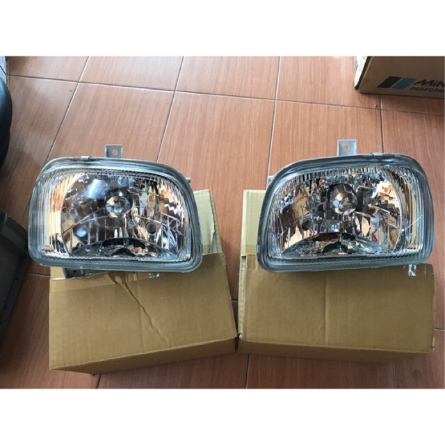 Perodua Kancil Petak Crystal Head Lamp Glass Lampu Besar Kaca Pcs Shopee Malaysia