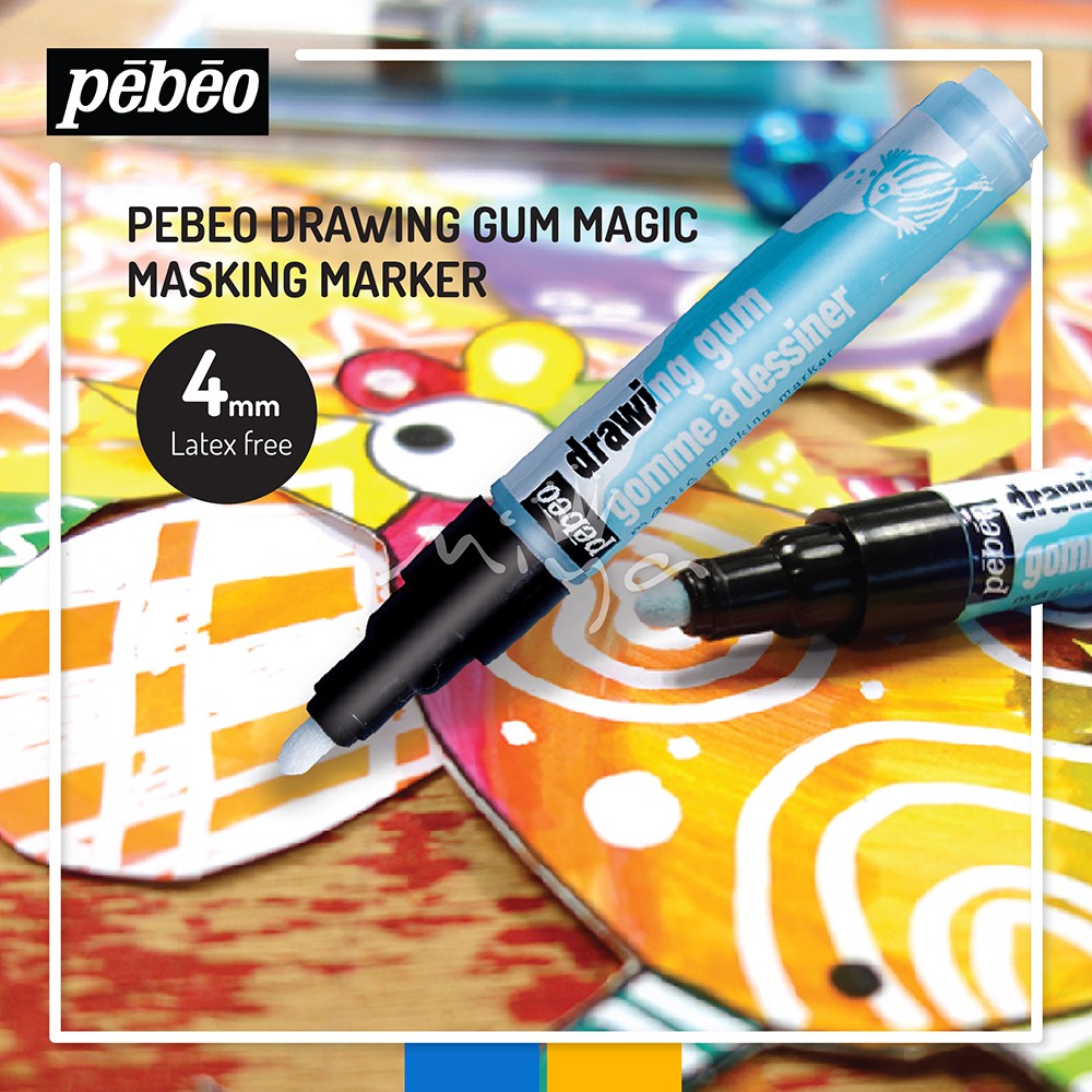 Pebeo Drawing Gum Pen 4mm Round