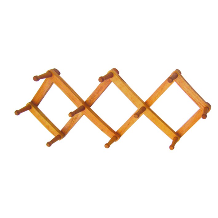 Wooden Stretchable Clothes Hanger Expandable Multipurpose Rack | Shopee ...