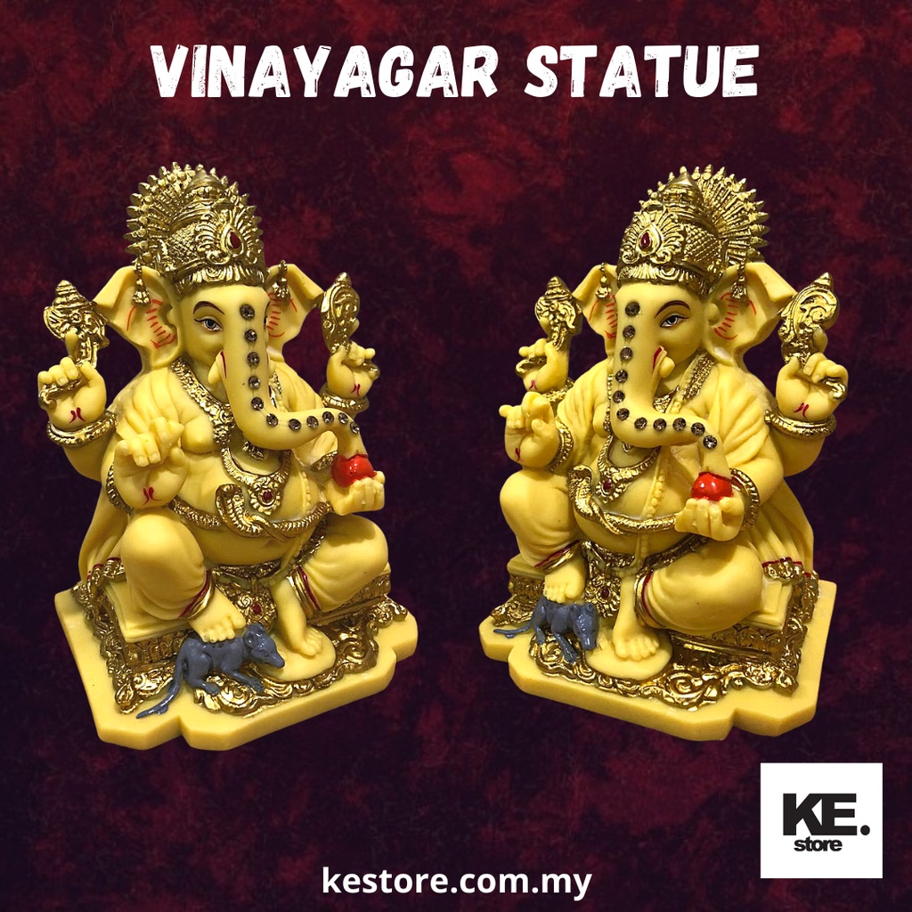 Ganesha/Vinayagar Statue Car Dashboard/Pooja/Office Table/ Shopee