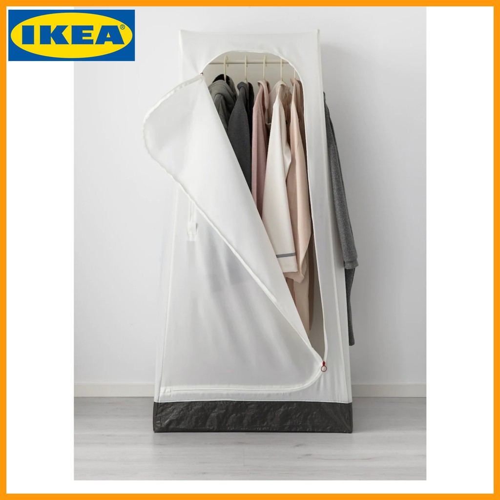 IKEA VUKU Wardrobe white 74x51x149 cm rak pakaian Shopee Malaysia