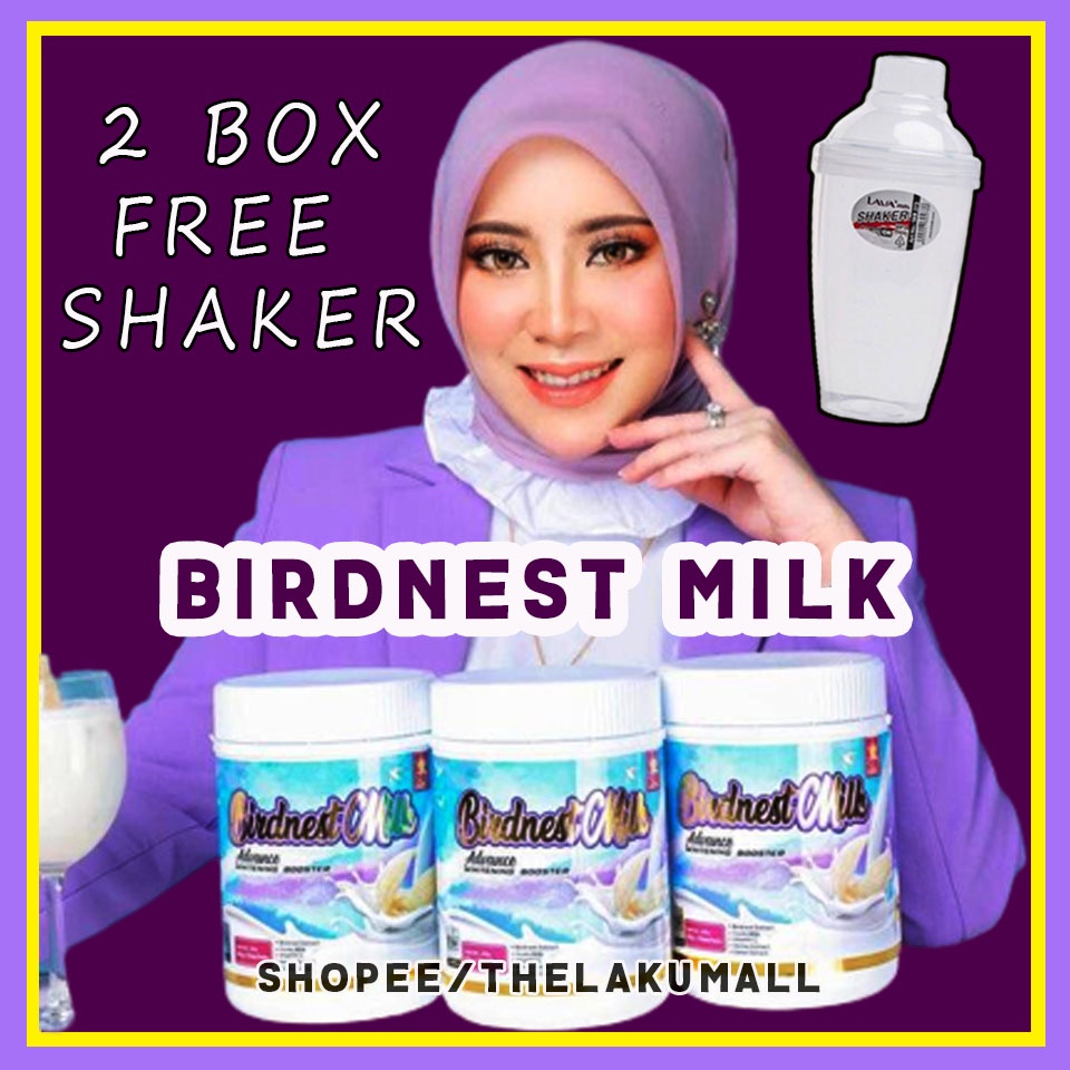Birdnest Milk Advanced Whitening booster [BUY 2BOX FREE SHAKER] Bird