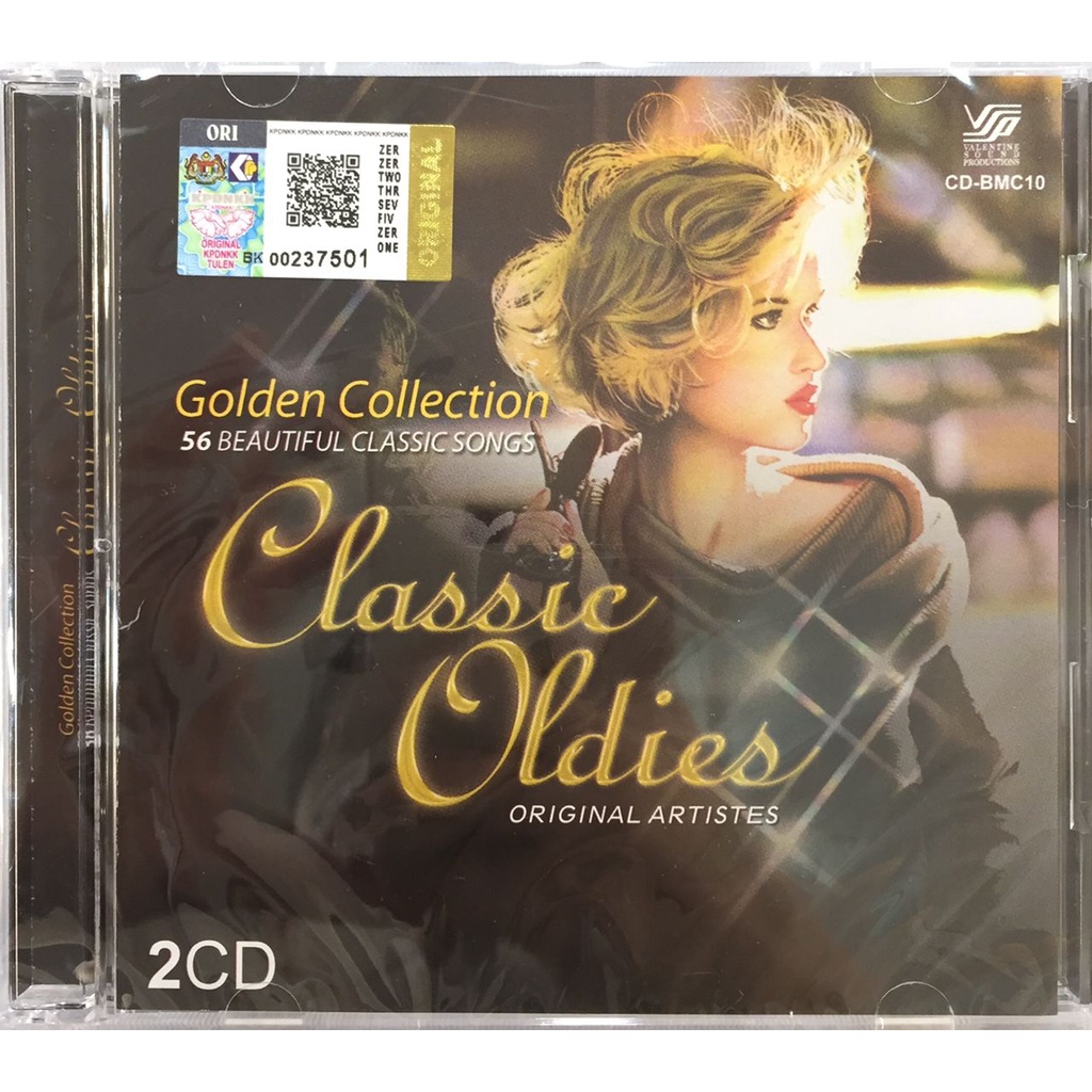 English CD Golden Collection 56 Beautiful Classic Songs Classic Oldies ...