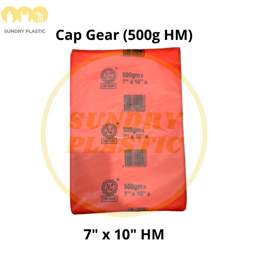 300g 500g Cap Gear Plastic Bag Hm Plastik Beg Hm Clear Plastic Bag Tapau Plastic Bag Beg 9829