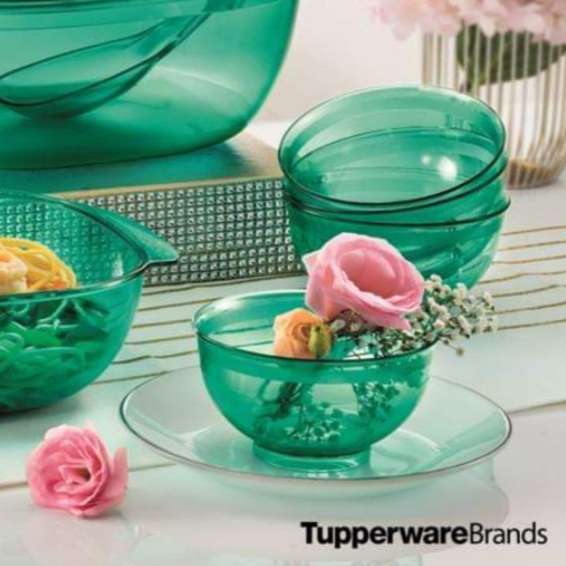 Tupperware Crystalline Bowl (4) 250ml | Shopee Malaysia