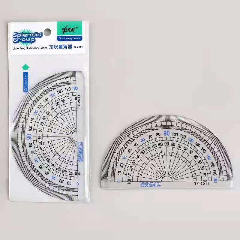 [ Ready Stock ] 1Pcs Semi circular 180 degree Protractor Ruler/Scale ...