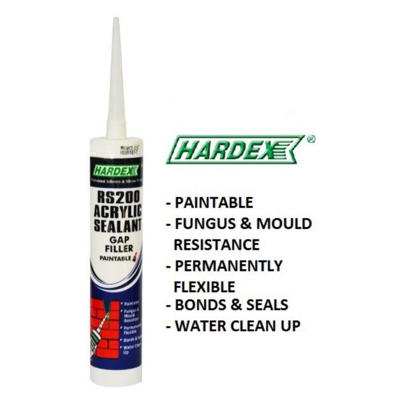 Hardex acrylic sealant gap filler (paintable) Shopee Malaysia