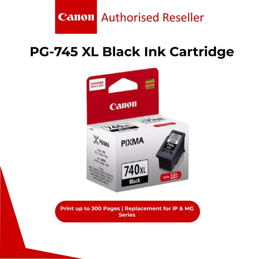 CANON PG745 Black Ink Cartridge 5.6ml / 8ml / 12ml for iP2870/iP2870S/iP2872/MG2470/MG2570