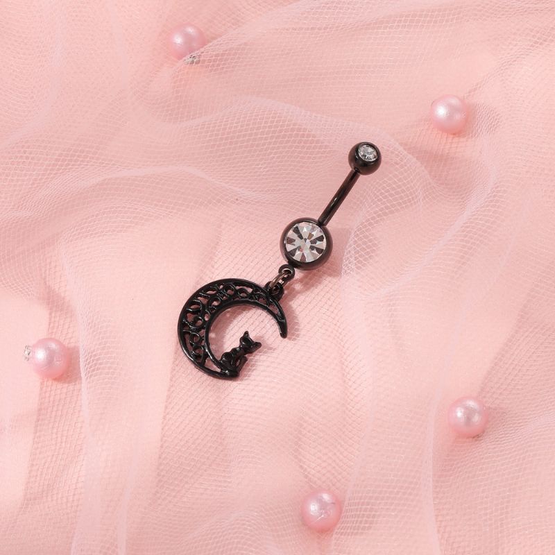 Moon Shape Navel Piercings / Navel Piercings [Freeship0D] Shopee Malaysia