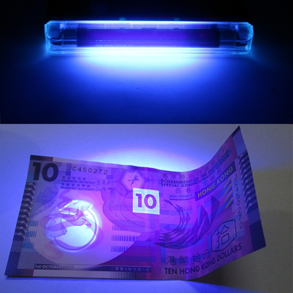 Great Blacklight Scanner Fake Money Bank Note UV Light Detector MNKG