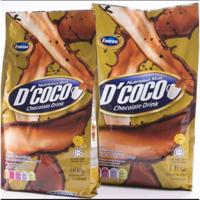 D COCO MUSLIM ENERGY DRINK KOKO PRODUK 900g | Shopee Malaysia