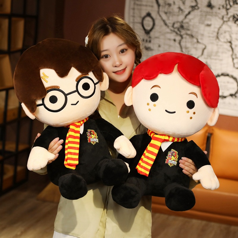 Harry Potter Plush Toy Pillow Doll Soft Comfort Cute Cartoon