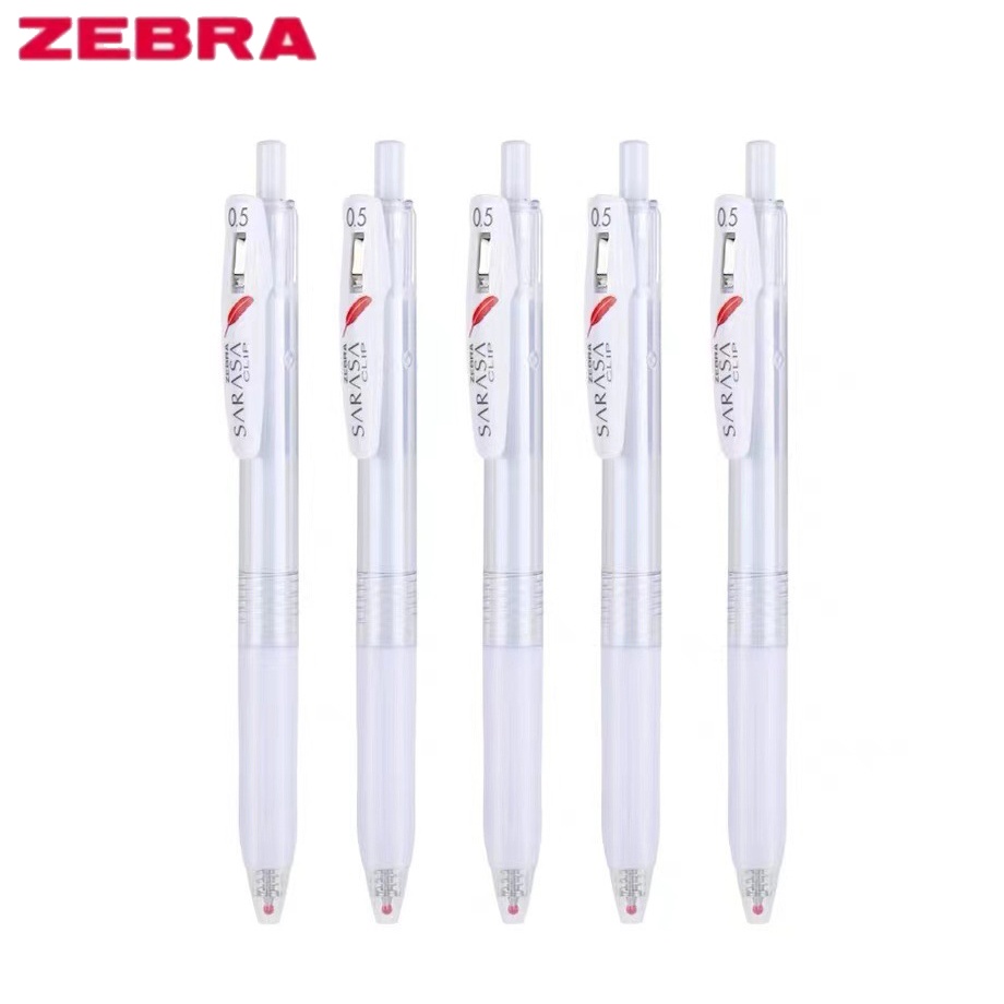 Japan ZEBRA zebra gel pen red feather limited JJ99 press pen white ...