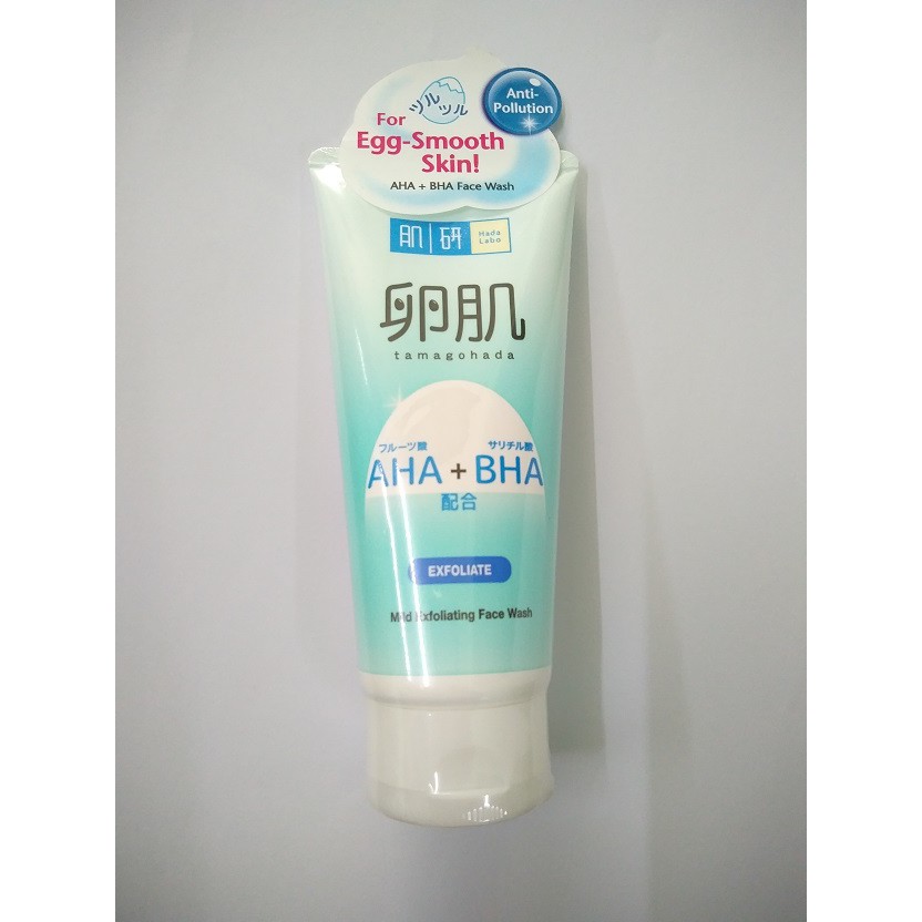 Hada Labo AHA+BHA Mild Exfoliating Face Wash 130g Shopee Malaysia