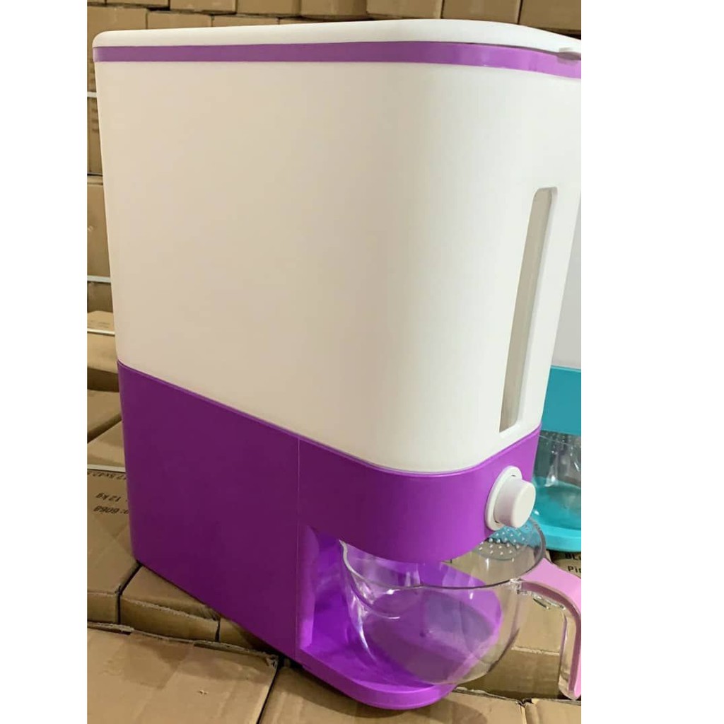 RICE DISPENSER WITH RINSING CUP BEKAS BERAS VIRAL SMART RICE DISPENSER
