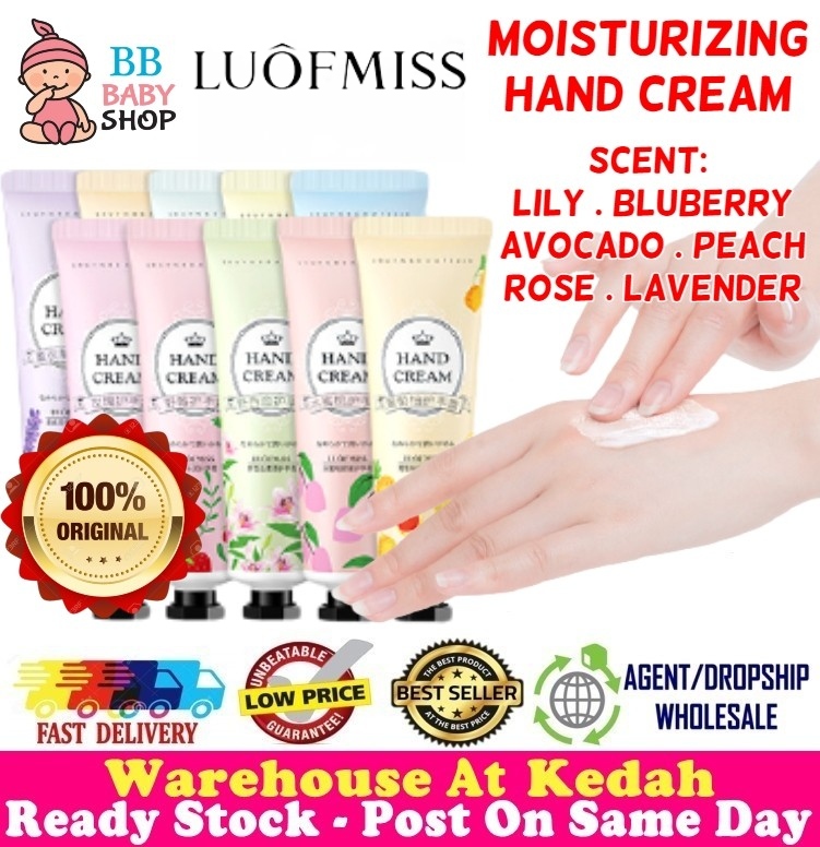 Moisturizing Hand Cream 100% Original LUOFMISS Nourish Plant Extract ...