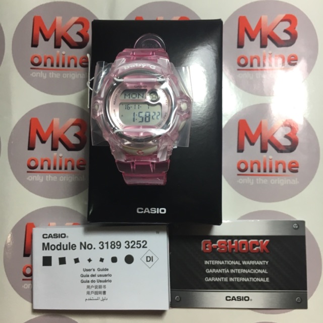 Casio BABY G DIGITAL Pink Jelly BG 169R 4 Shopee Malaysia