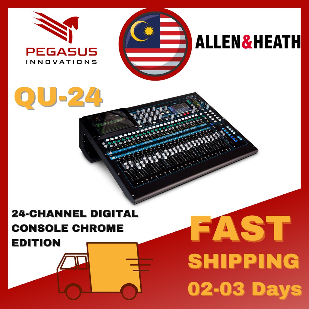 Allen & Heath Qu24 Chrome Edition Digital Mixer (Qu24) Shopee Malaysia
