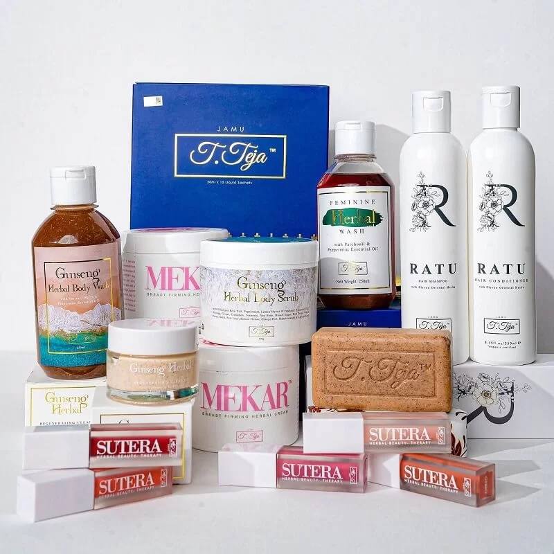 TUN TEJA JEBAT MEKAR HERBAL SOAP RATU SHAMPOO FEMININE WASH READY STOCK