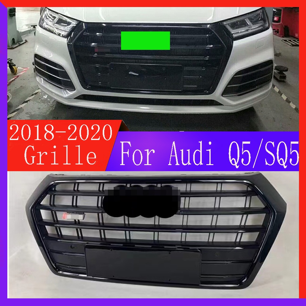 W/LOGO For Audi Q5/Q5L/SQ5 2018 2019 2020 Car Accessory Front Bumper