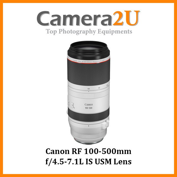 Objectif Canon RF 100-500mm F/4.5-7.1L IS USM - Reconditionné Comme Neuf