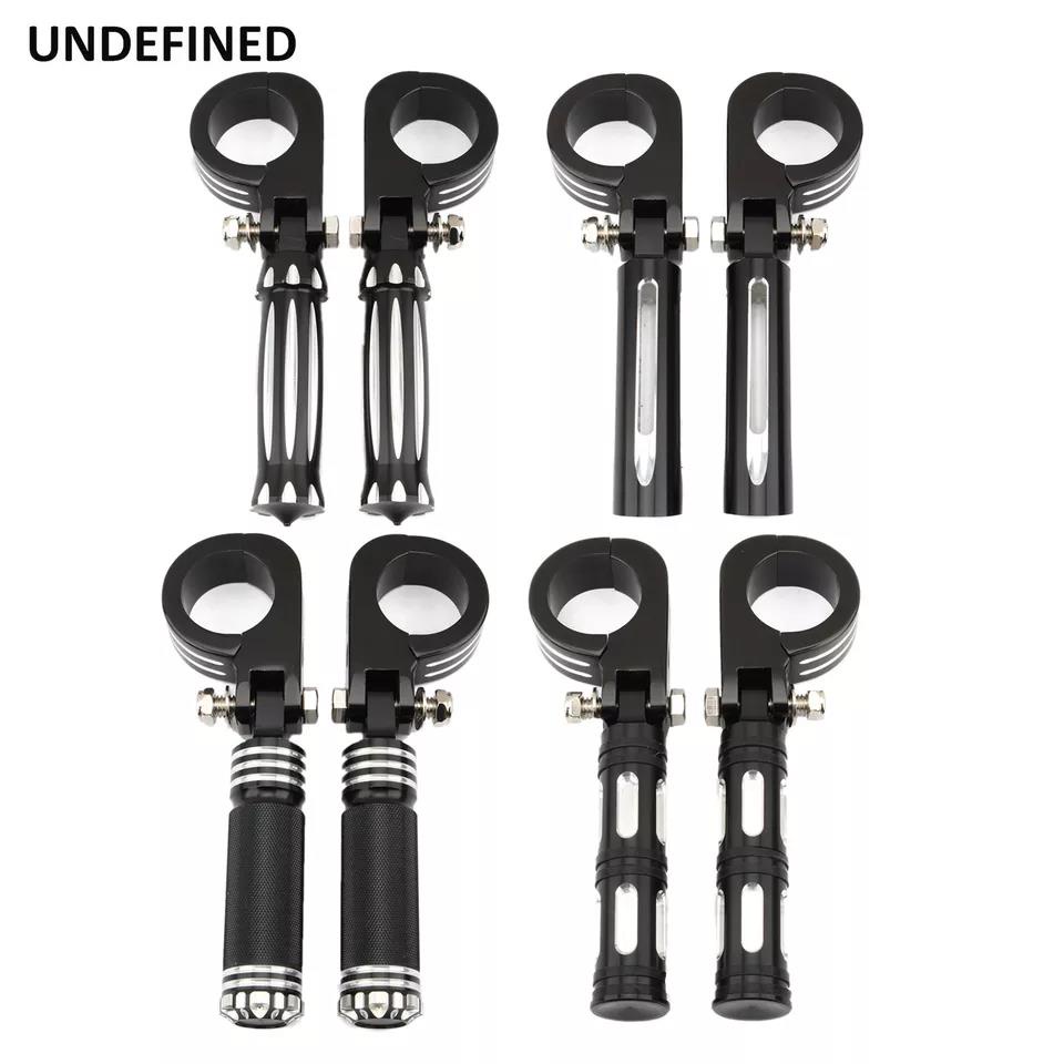 32mm 38mm Motorcycle Pegs Highway Engine Crash Bar Guard Clamp Foot Peg ...