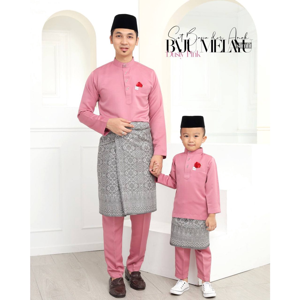 Baju Melayu Slim Fit Dewasa Dan Budak Raya Tunang Nikah By Moff Collection Shopee Malaysia 