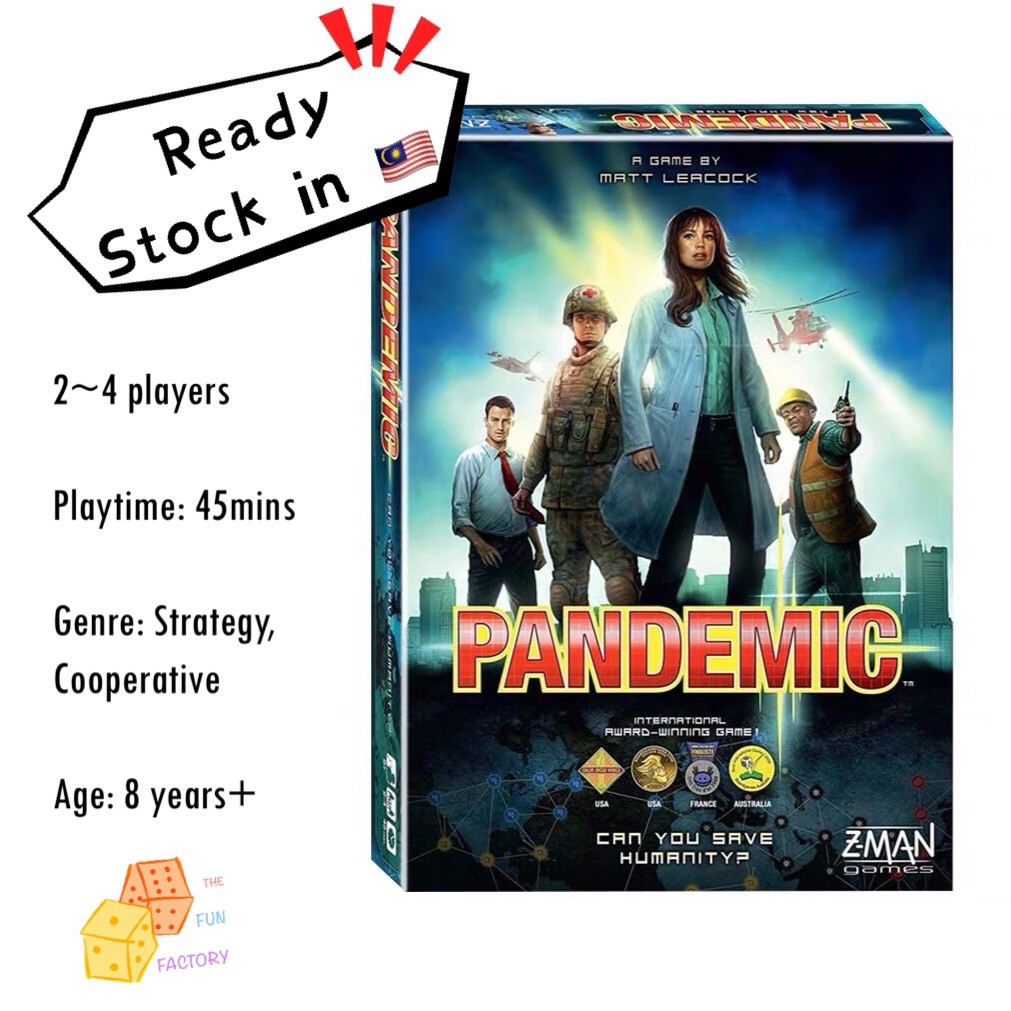 [Ready Stock] PANDEMIC Board Game English Version Family Party Card