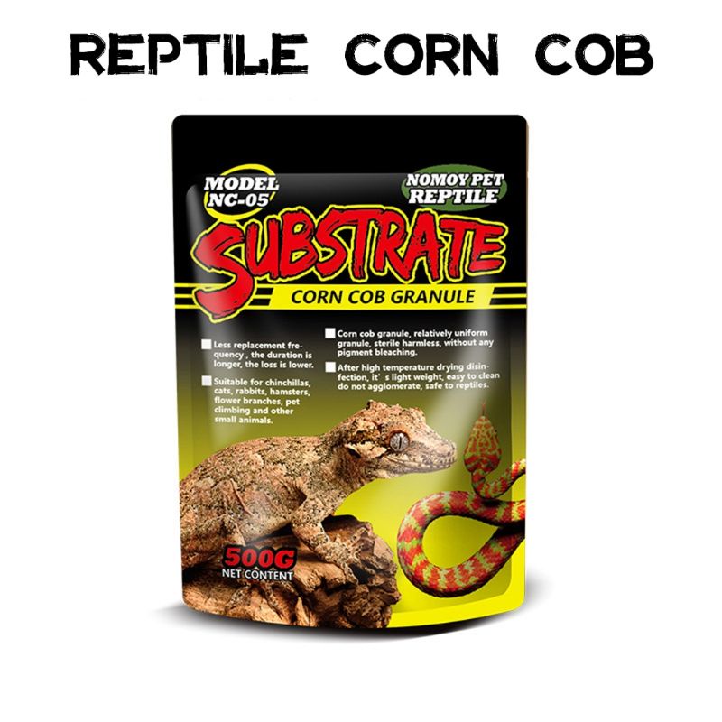 Nomoy Pet Corn Cob Reptile Substrate dry desert reptile substrate gecko