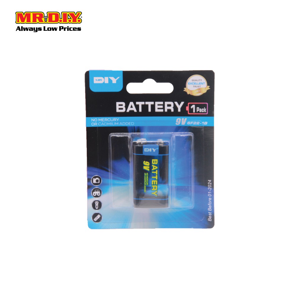 MR.DIY Super Extra Battery 9V (1pcs) | Shopee Malaysia