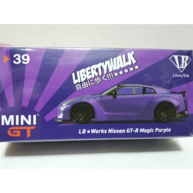 Mini GT LB Works Nissan GT-R Magic Purple | Shopee Malaysia