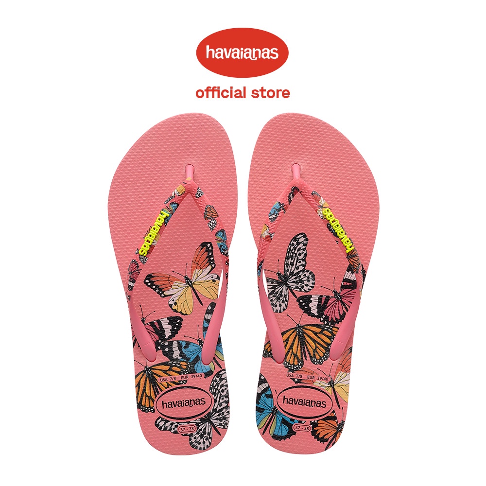 Havaianas Women's Flip Flop Sandals, Pink Porcelain, 10 
