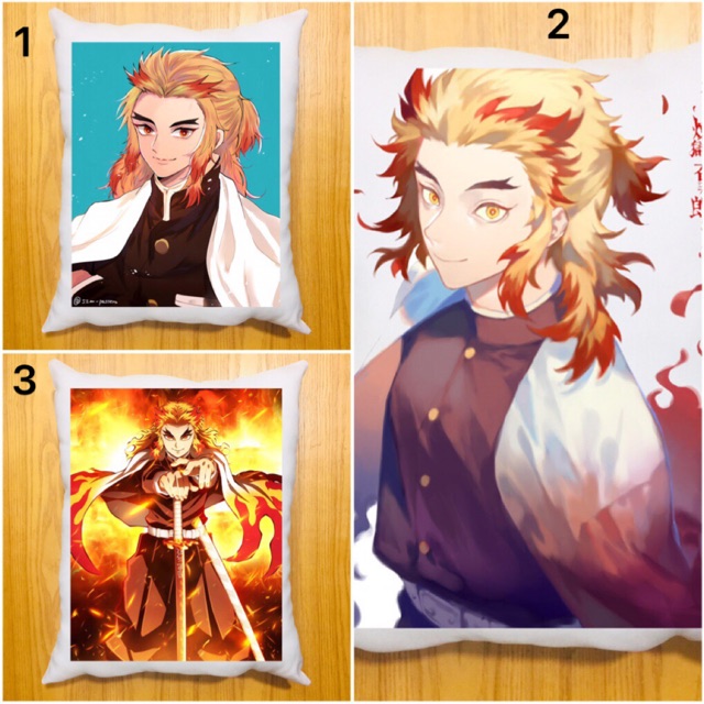 Rengoku kyoujurou kimetsu no Yaiba pillar pillow 40x50cm | Shopee Malaysia