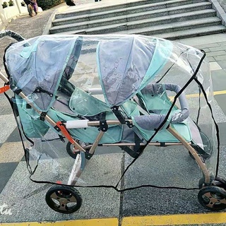 Universal Stroller Accessory Clear Weather Shield Windproof/Waterproof Baby Stroller  Rain Cover Protect From Dust/Snow with Transparent Plastic Protective Sheet  - China Stroller Rain Cover and Rain Cover price