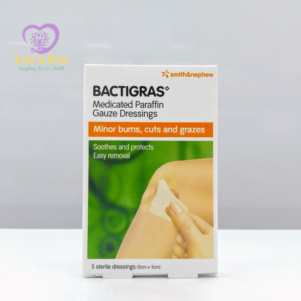 Bactigras Dressing/Pembalut Luka Berubat [5cmx5cm / 15cmx20cm] Shopee
